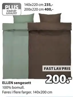 JYSK ELLEN sengesett tilbud