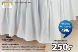 JYSK VEGA kappelaken tilbud