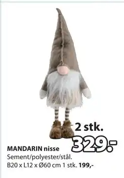JYSK MANDARIN nisse tilbud