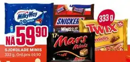 Europris SJOKOLADE MINIS tilbud