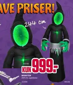 Europris MONSTER tilbud