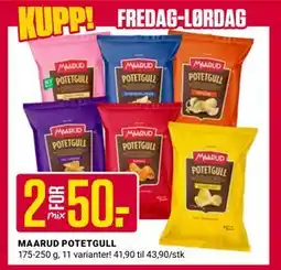 Europris MAARUD POTETGULL tilbud