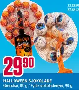 Europris HALLOWEEN SJOKOLADE tilbud
