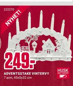 Europris ADVENTSSTAKE VINTERVY tilbud