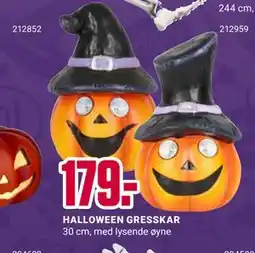 Europris HALLOWEEN GRESSKAR tilbud