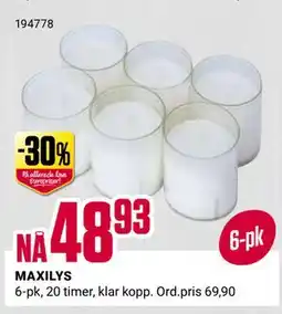 Europris MAXILYS tilbud