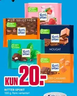 Europris RITTER SPORT tilbud