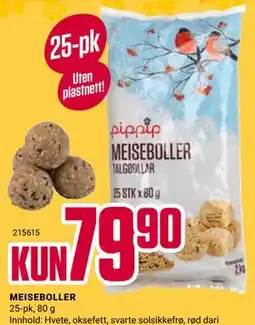 Europris MEISEBOLLER tilbud