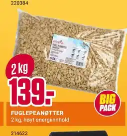 Europris FUGLEPEANØTTER tilbud