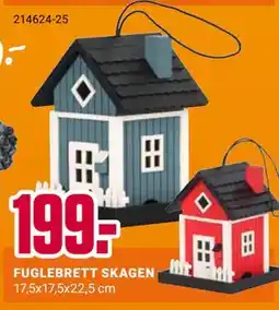 Europris FUGLEBRETT SKAGEN tilbud