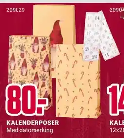 Europris KALENDERPOSER tilbud