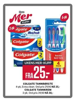Europris COLGATE TANNBØRSTE, App-pris tilbud
