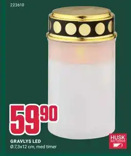 Europris GRAVLYS LED tilbud