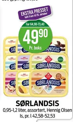 Kiwi SØRLANDSIS tilbud