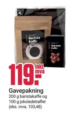 Europris Gavepakning tilbud