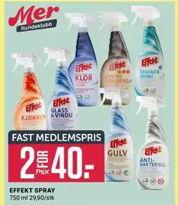 Europris EFFEKT SPRAY, Medlemspris tilbud