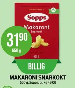 Kiwi MAKARONI SNARKOKT tilbud