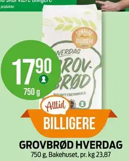 Kiwi GROVBRØD HVERDAG tilbud