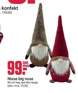 Europris Nisse big nose tilbud