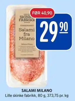 Rema 1000 SALAMI MILANO tilbud