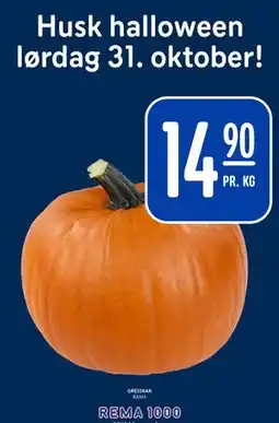 Rema 1000 GRESSKAR tilbud