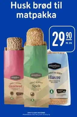 Rema 1000 GROVT & GODT GROVBRØD tilbud