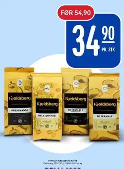 Rema 1000 UTVALGT KJELDSBERG KAFFE tilbud