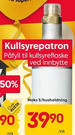 Rusta Kullsyrepatron tilbud