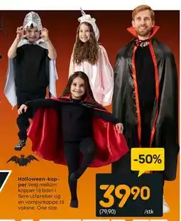 Rusta Halloween-kapper tilbud