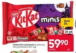 Rusta KitKat Mini sjokolade tilbud