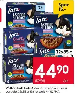 Rusta Våtfôr, katt Latz tilbud
