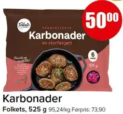 Spar Karbonader tilbud