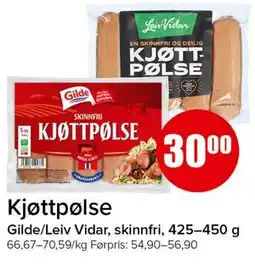 Spar Kjøttpølse tilbud