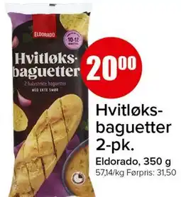 Spar Hvitløksbaguetter 2-pk tilbud