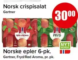 Spar Norske epler 6-pk tilbud