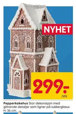 Rusta Pepperkakehus tilbud