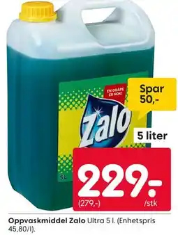 Rusta Oppvaskmiddel Zalo tilbud