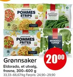 Spar Grønnsaker tilbud