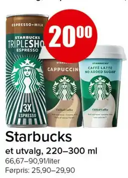 Spar Starbucks tilbud