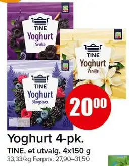 Spar Yoghurt 4-pk tilbud