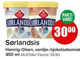 Spar Sørlandsis tilbud