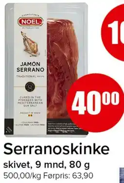 Spar Serranoskinke tilbud