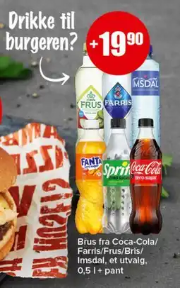 Spar Drikke til burgeren tilbud
