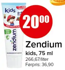 Spar Zendium tilbud