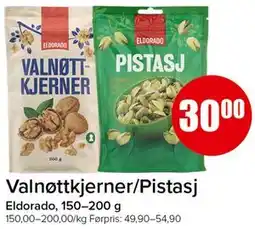 Spar Valnøttkjerner/Pistasj tilbud