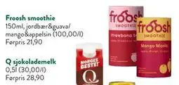 Jacobs Froosh smoothie tilbud