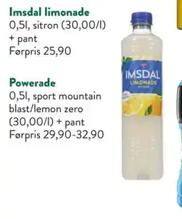 Jacobs Imsdal limonade tilbud