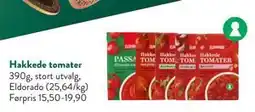 Jacobs Hakkede tomater tilbud