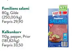 Jacobs Familiens salami tilbud