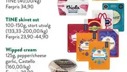 Jacobs TINE skivet ost tilbud